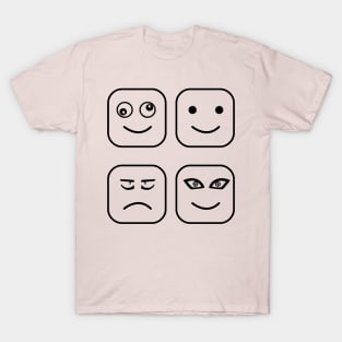 Cube face 10 T-Shirt